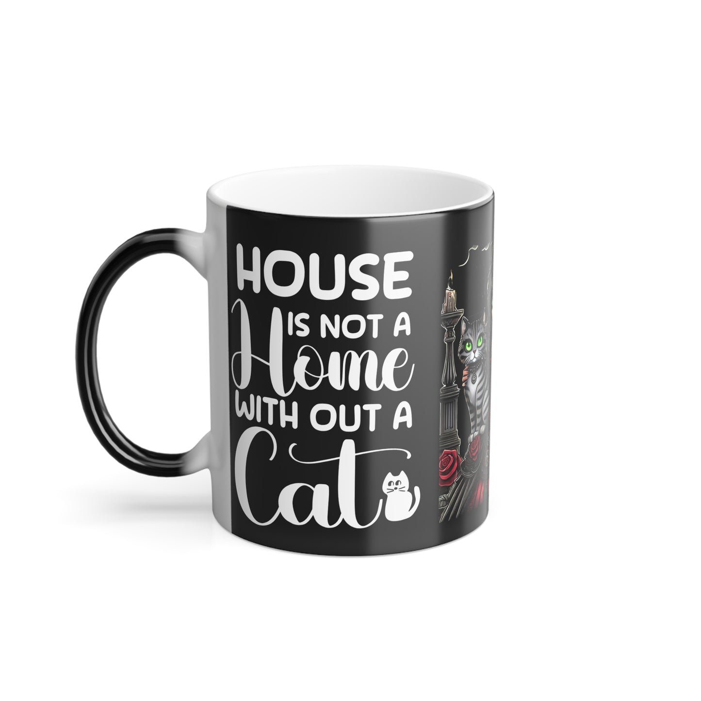 Color Morphing Cat Lover Mug - Perfect for Home & Gift