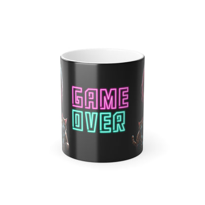 Color Morphing Mug - Game Over Theme, 11oz