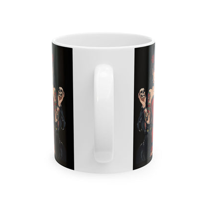 Black Cats Only Ceramic Mug - Perfect for Cat Lovers and Halloween Enthusiasts