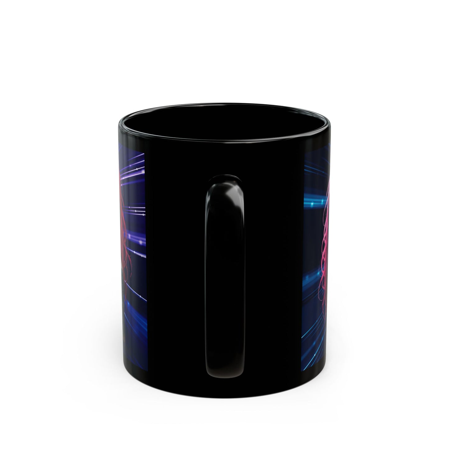 Gaming-Themed Black Mug – 'Game Over' Design, Perfect for Gamers and Cat Lovers