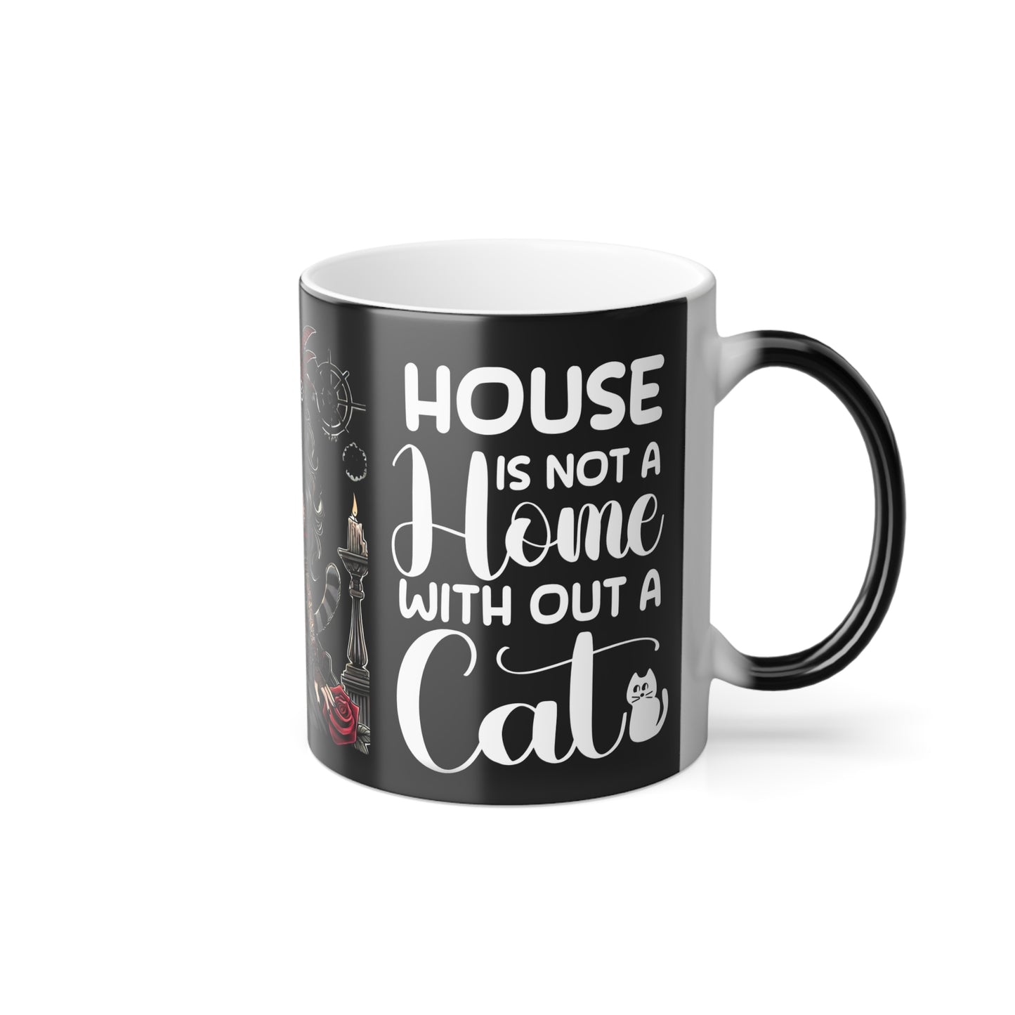 Color Morphing Cat Lover Mug - Perfect for Home & Gift