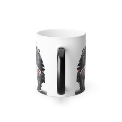 Color Morphing Gamer Mug - "Game Over" Design for Video Game Enthusiasts