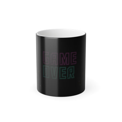 Color Morphing Mug - Game Over Theme, 11oz